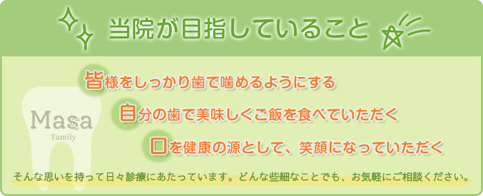 当院が目指していること